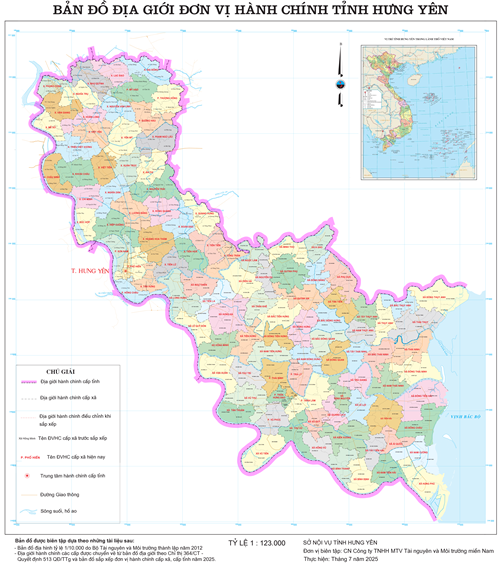 Bản đồ hành chính Xã Bắc Thái Ninh